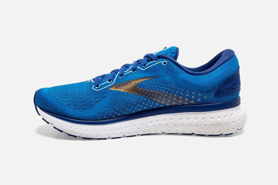 Brooks Glycerin 18 Road Löparskor Herr - Blå/Guld - 8109-IXWAK